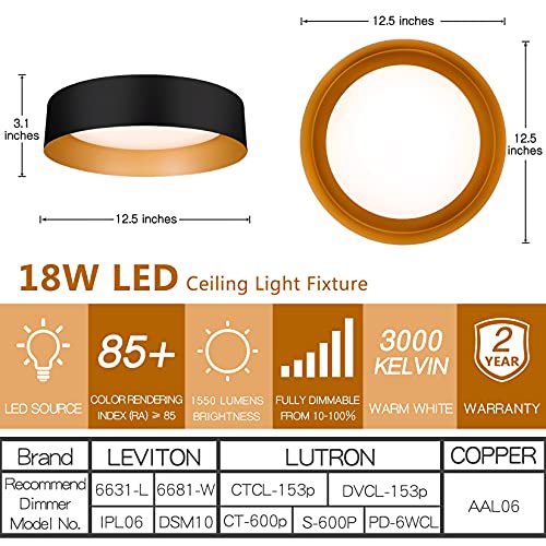 Low profile modern bedroom light fixture