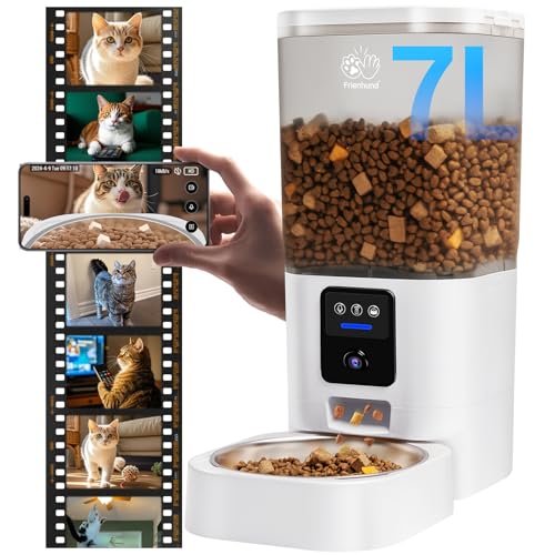 Frienhund 7L Automatic Cat Feeder with 2K Camera front view