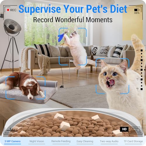 Frienhund smart pet feeder with mobile app interface