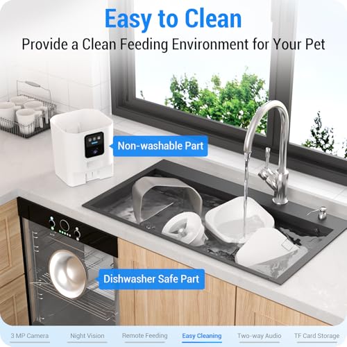 Stainless steel bowl and detachable food tank components