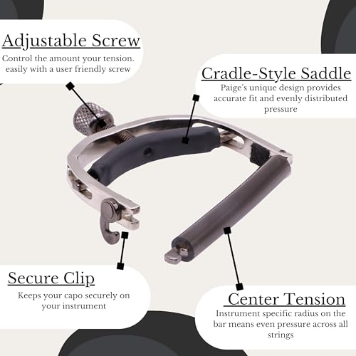 Paige P-6N capo packaging and product ensemble