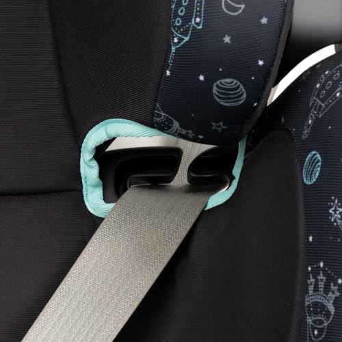 Headrest adjustment feature on Evenflo booster