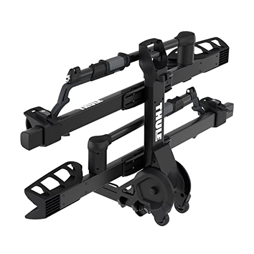 Thule T2 Pro XTR 2 showing bike wheel trays