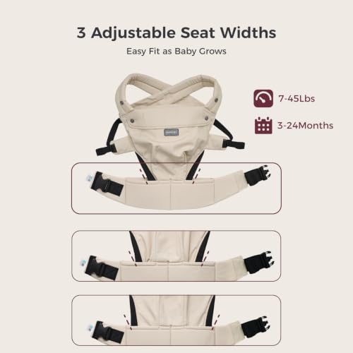 Momcozy carrier in cotton fabric
