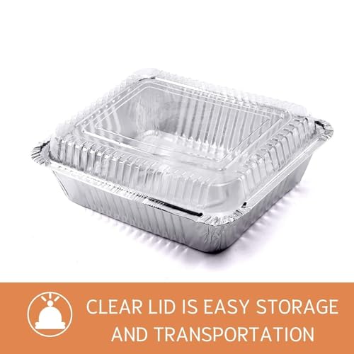 Findful aluminum pan with clear lid