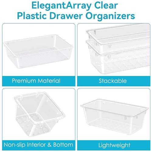 Close up of ElegantArray plastic organizer material