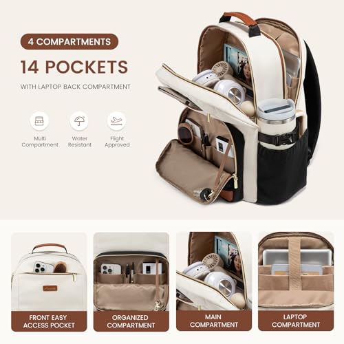 LOVEVOOK backpack side cup holder pouch