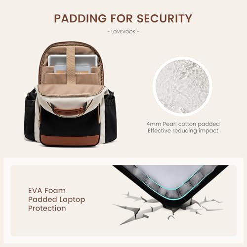 LOVEVOOK travel backpack luggage strap feature