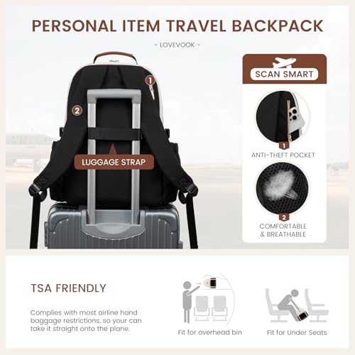 LOVEVOOK laptop bag internal pocket organization