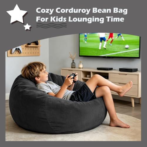 LPMOERA bean bag in a bedroom setting