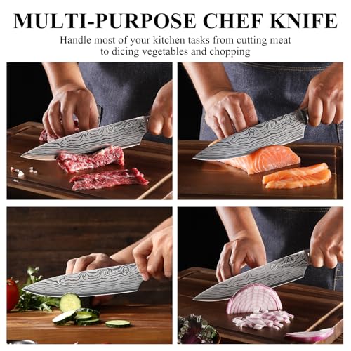 Sunnecko kitchen knife on display