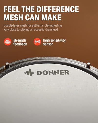 Donner DED-80 setup for practice