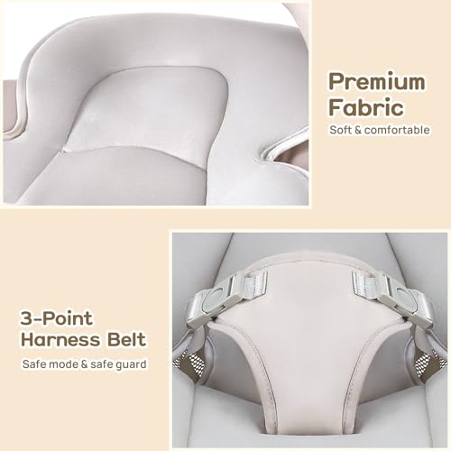 Side profile of RIVIPLOU infant rocker
