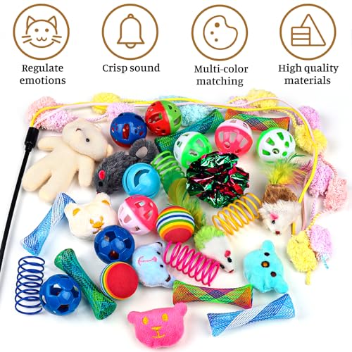 QUOZUO cat wand toy for interactive play