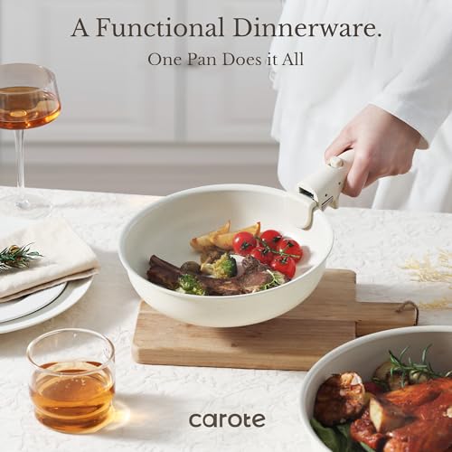 Full range of CAROTE saucepans and frying pans