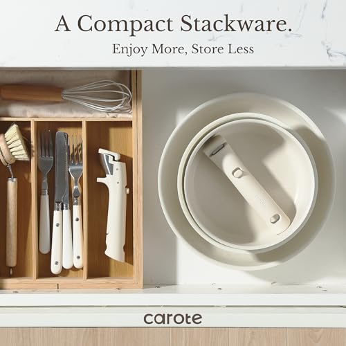 Included glass lids and fridge storage lids for CAROTE set