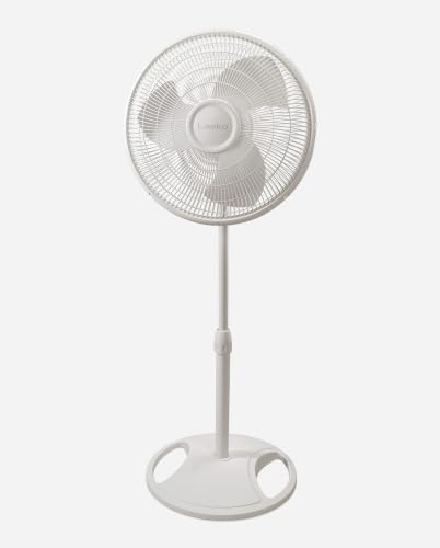 Lasko white cooling fan in a home setting