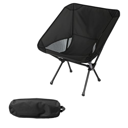 Wind Tour Portable Camping Chair in black