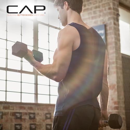 CAP 12lb dumbbell raised weight marking
