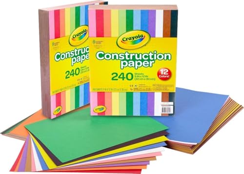 Crayola construction paper bulk pack