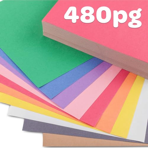 9x12 construction paper sheets stack
