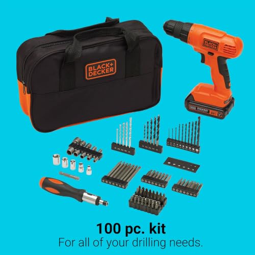 Full 100-piece accessory set for drill