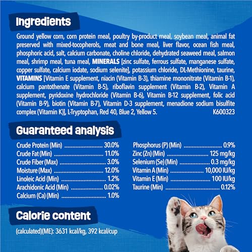Friskies cat food bag size reference