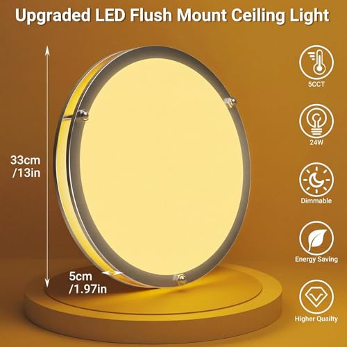 libtit LED ceiling light brightness and CCT settings