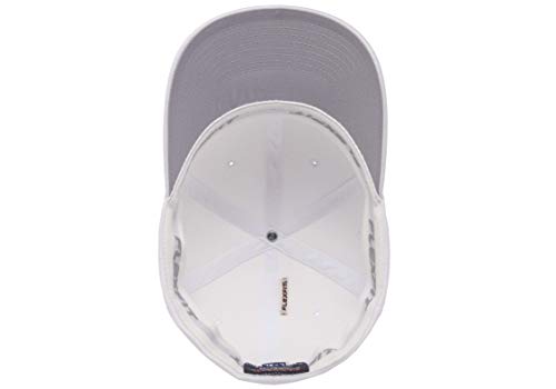 Underside view of the Flexfit silver visor