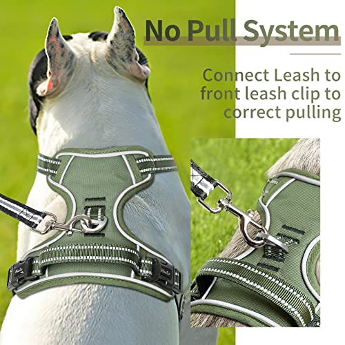 HEELE reflective dog harness detail