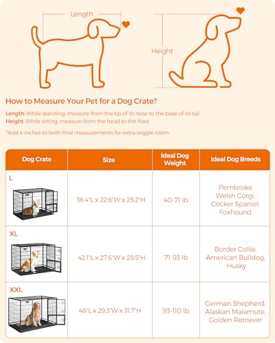 Slide out cleaning tray for Feandrea dog cage