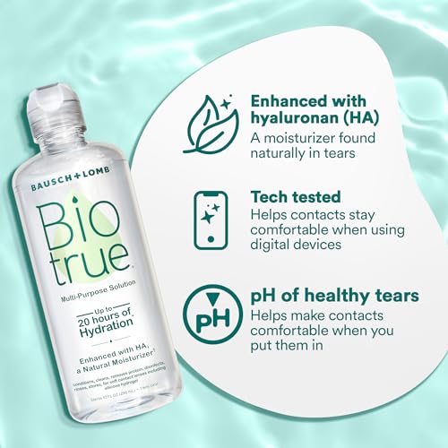 Biotrue contact lens solution packaging box