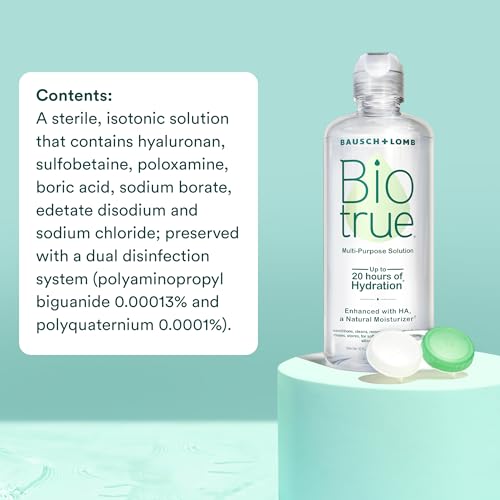 Biotrue solution for soft contacts