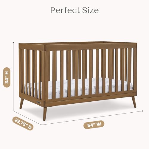 Detail of crib railing safety design