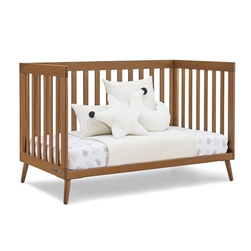Angle view of the Essex Chestnut crib