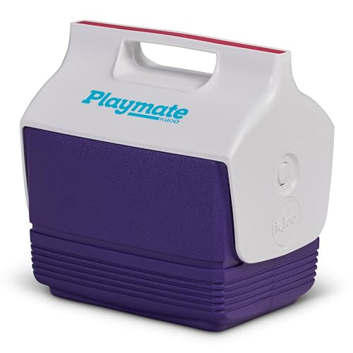 Igloo Retro Playmate Mini 4 Qt Cooler Purple front view