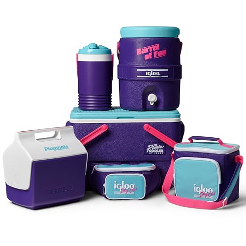 Igloo Retro Playmate Mini held by handle