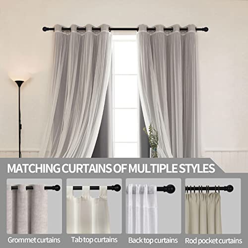 Thestoa curtain rod packaging and included components