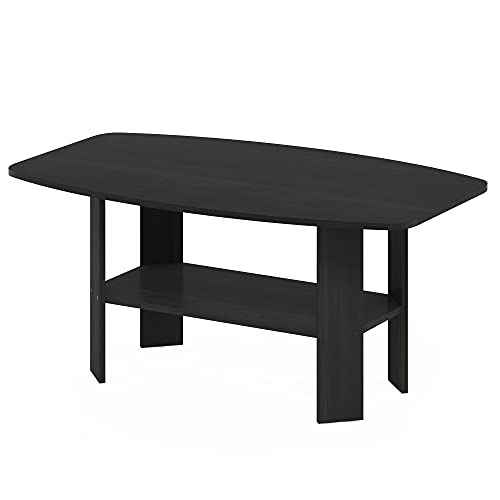 Furinno Simple Design Coffee Table Espresso front view