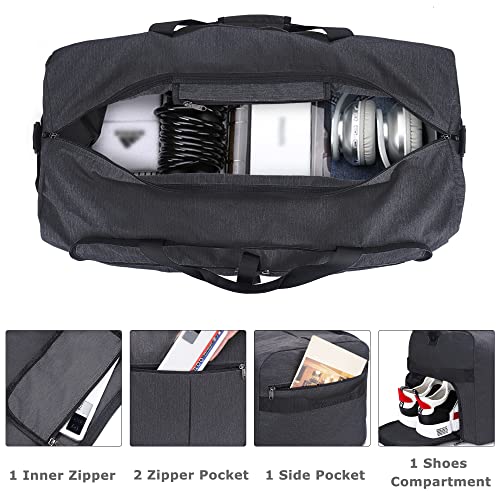 Side profile of Urtala 120L duffel showing shoe compartment