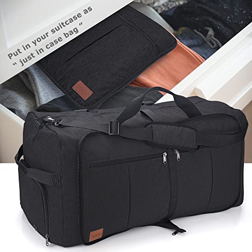 Urtala duffel attached to suitcase telescoping handle