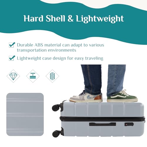 OLIXIS travel suitcase 360-degree wheels