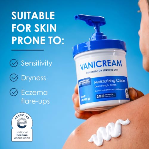 Back label of Vanicream Moisturizing Cream