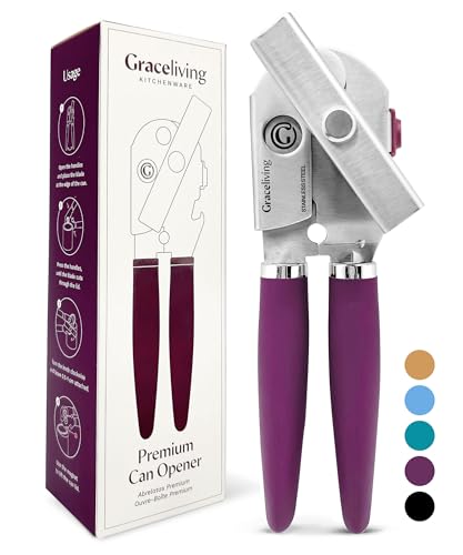 Graceliving Heavy Duty Manual Can Opener in mauve