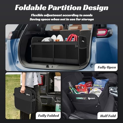 Side pockets of the Sposuit trunk organizer