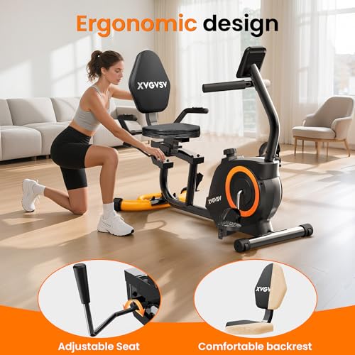 XVGVSV Recumbent stationary bike ergonomic design