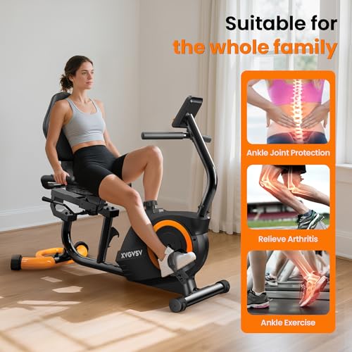 XVGVSV Recumbent bike for seniors and adjustable fitness levels
