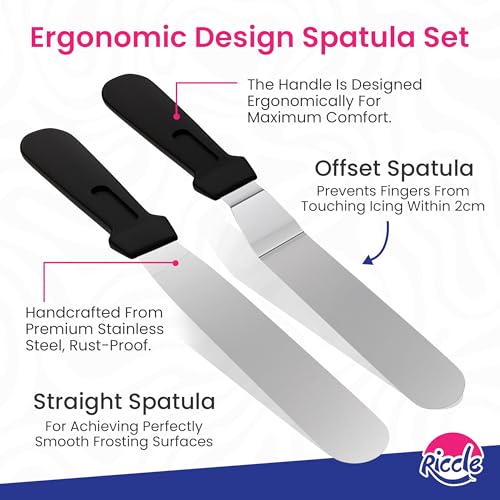 RICCLE cake spatula and icing smoothers