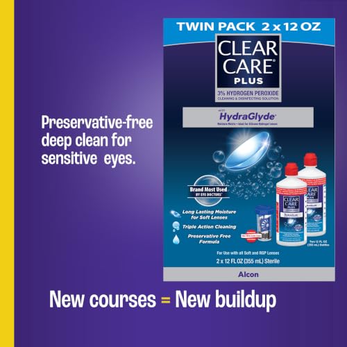 Clear Care Plus bottle and lens case