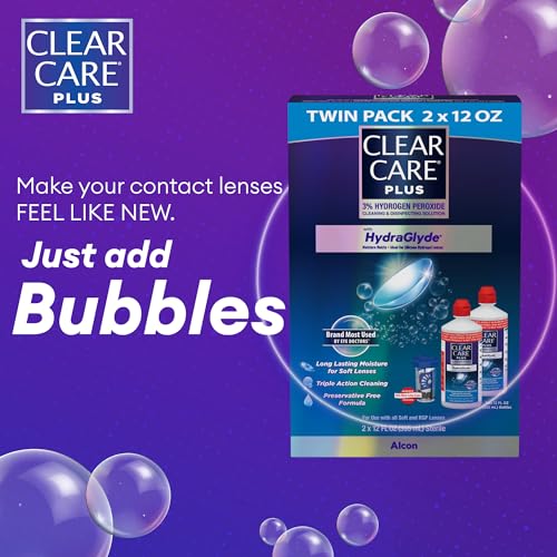 Clear Care Plus dual pack side angle